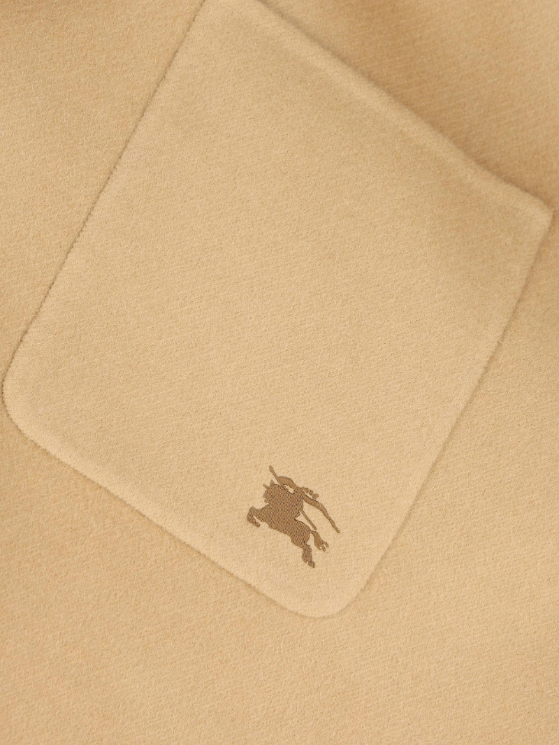 Burberry Patch Pocket Shawl In Neutral