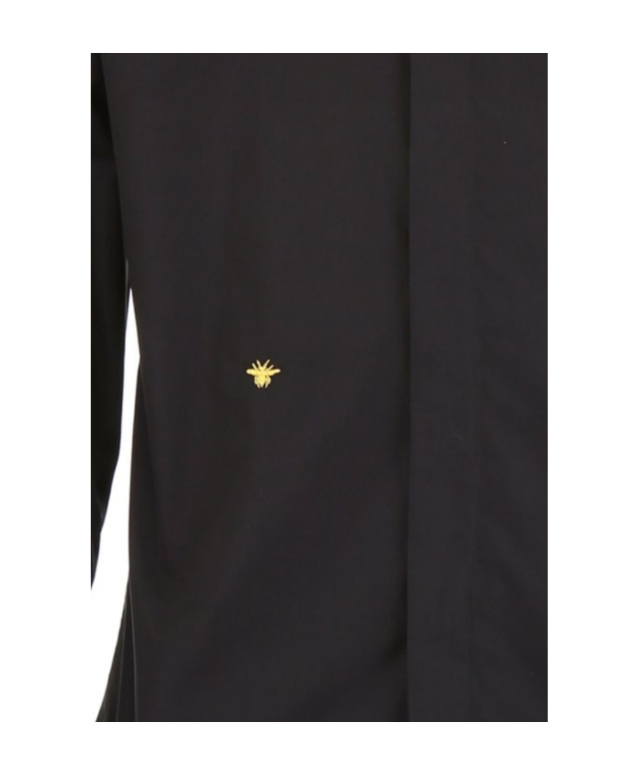 Dior Homme Bee Embroidered Shirt In Black