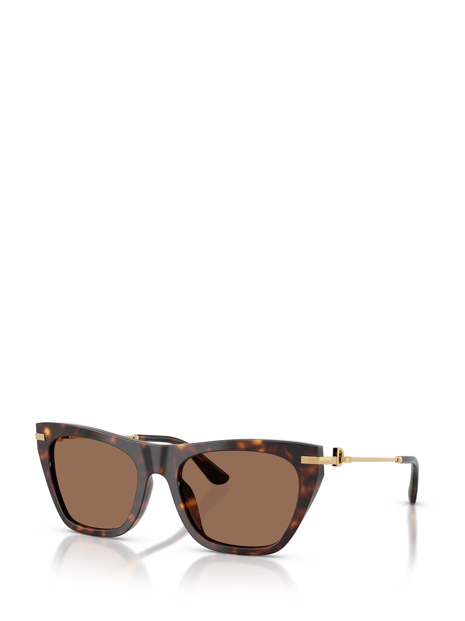 Dolce & Gabbana Full Frame Sunglasses In Brown