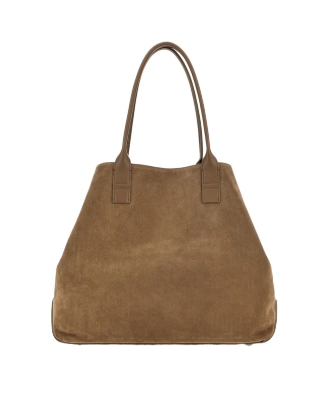 Hogan Address Suede Tote Bag