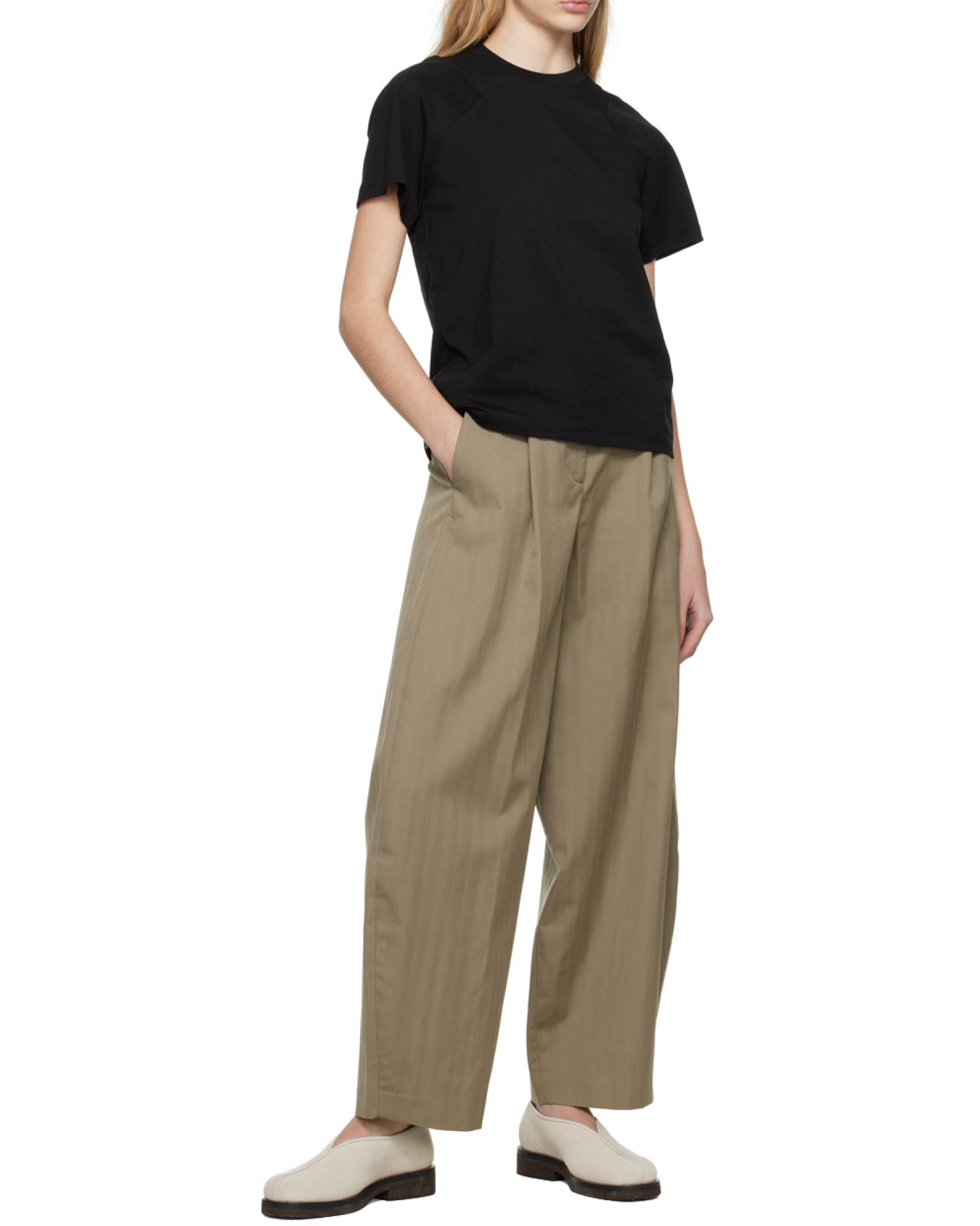 By Malene Birger Pleated Tapered Trousers