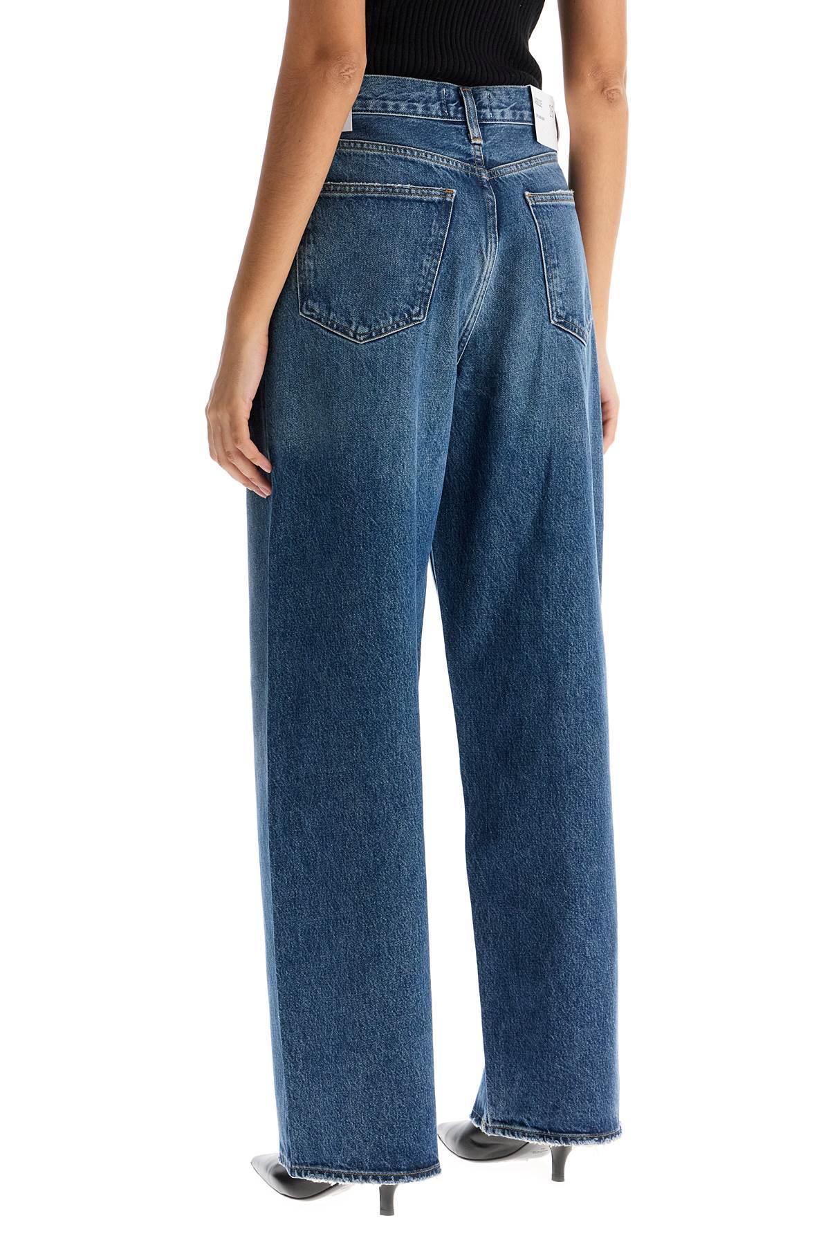 Agolde Valen High Waist Ankle Straight Leg Jeans In Blue