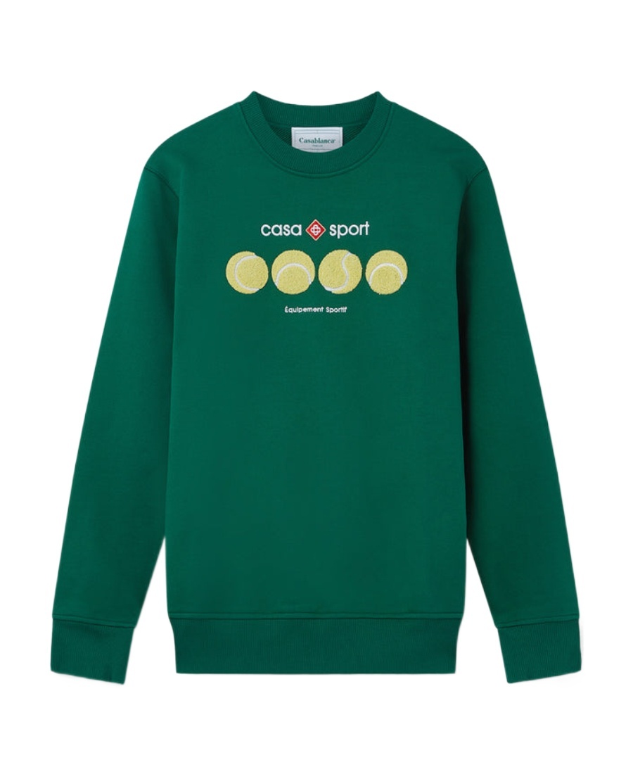 CASABLANCA LONG-SLEEVED ROUND-NECK SWEATER