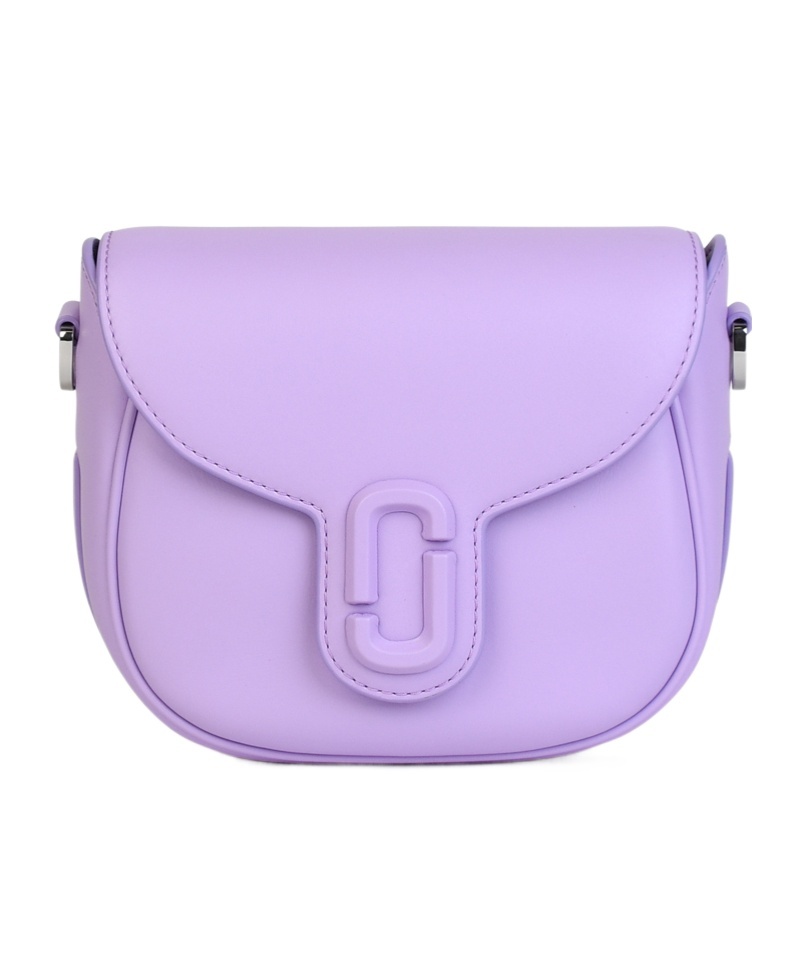 Marc Jacobs The J Marc Small Saddle Bag In Purple