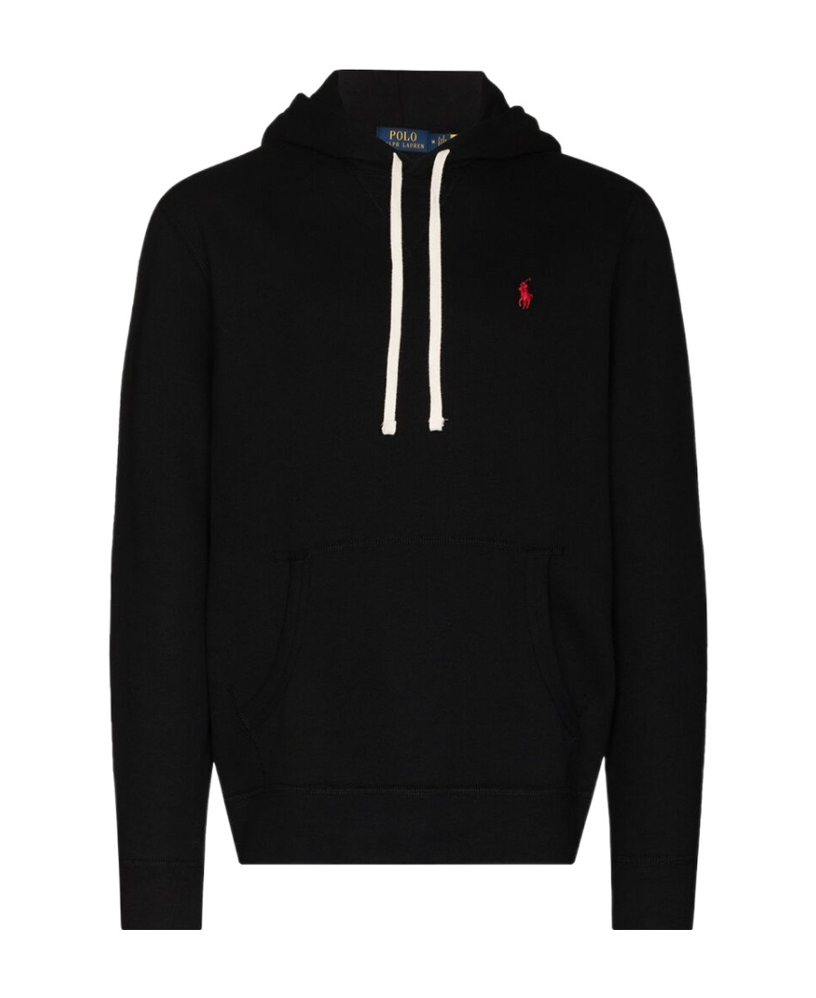 Polo Ralph Lauren Cotton-blend Zip Hoodie In Black