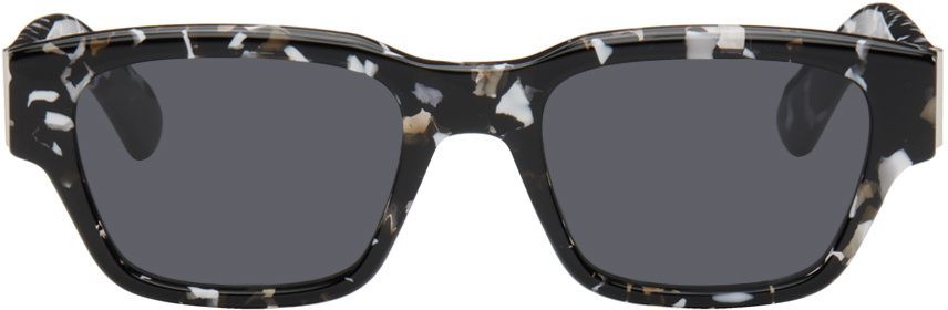 Ami Alexandre Mattiussi Rectangular Frame Sunglasses In Black