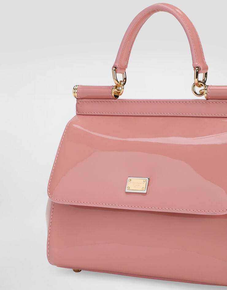 Dolce & Gabbana Small Sicily Tote Bag In Pink