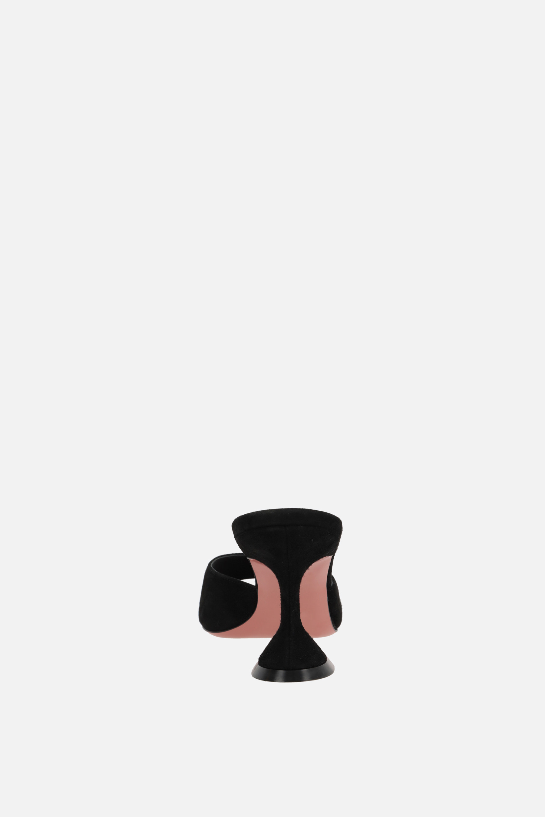 Shop Amina Muaddi Open-toed High-heeled Sandals In Black