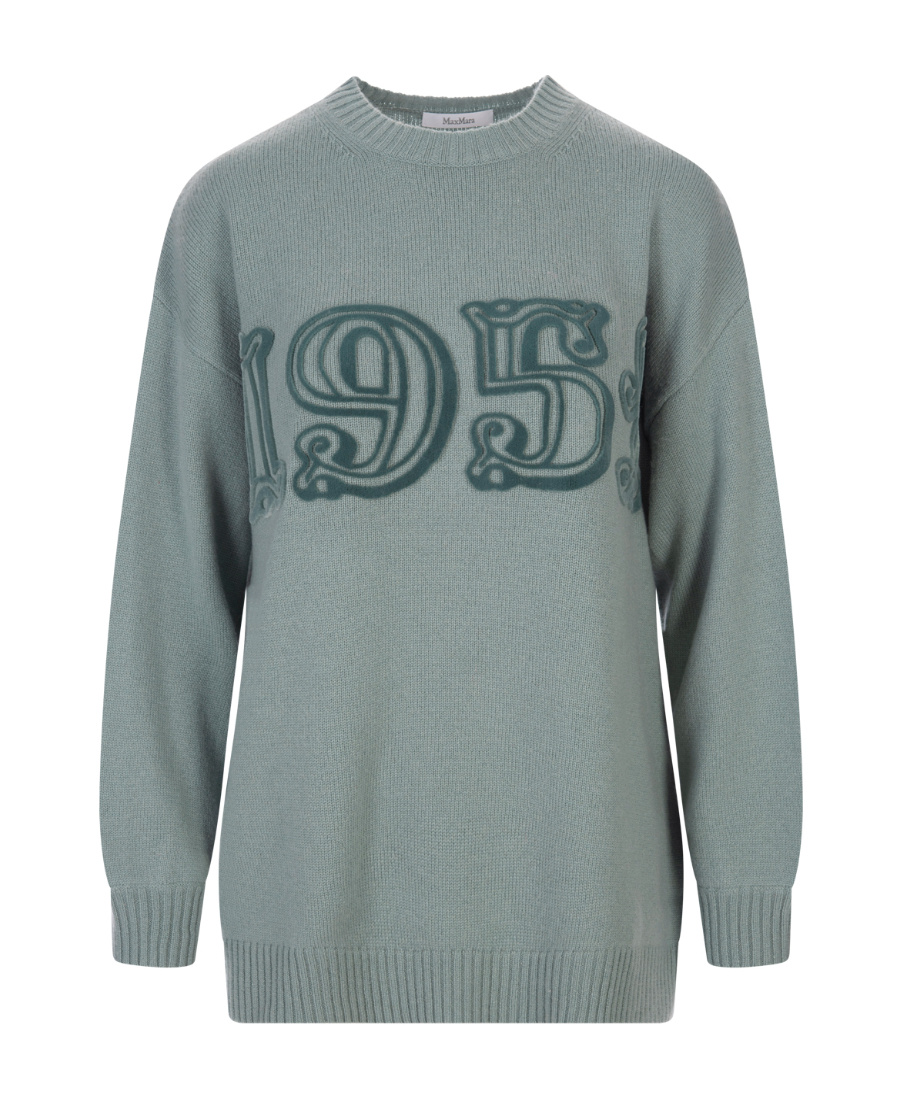 Max Mara Wool-cashmere Blend Jumper In Gray