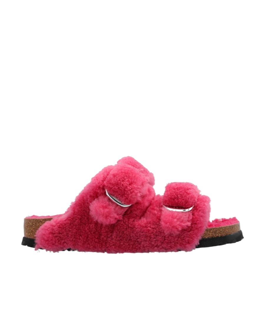 Birkenstock Arizona Buckle-fastening Brushed Sandals In Animal Print