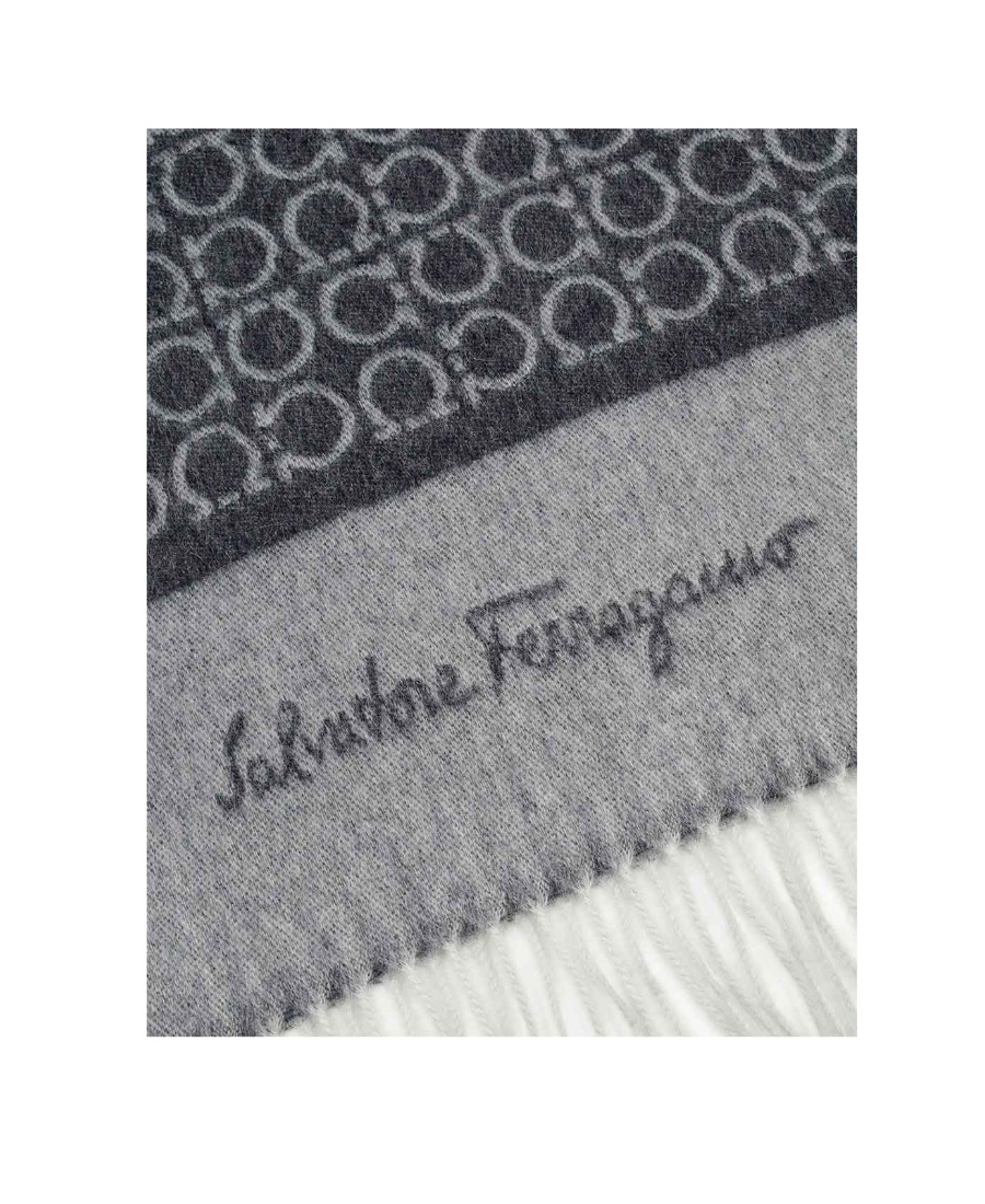 Ferragamo Logo Scarf In Black
