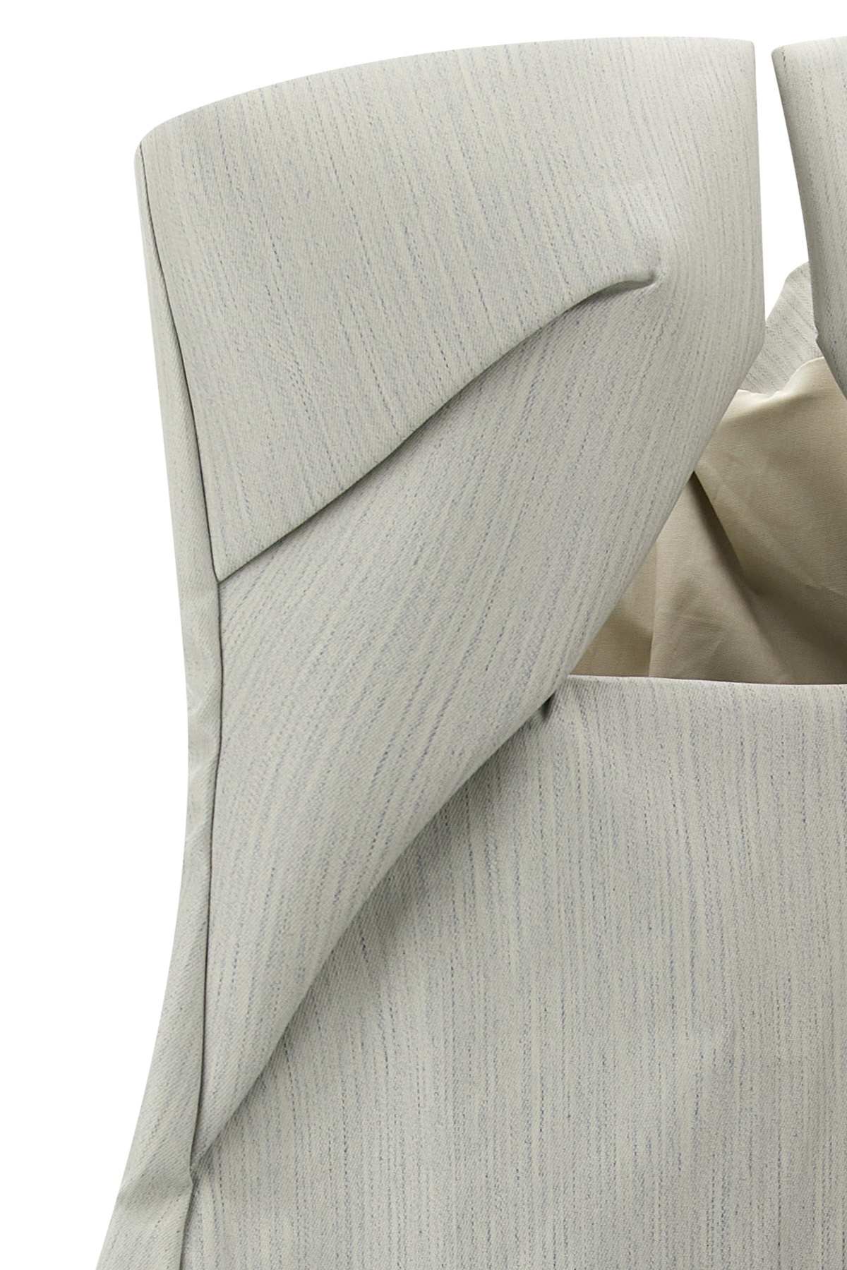 Rick Owens Prong Gown Dresses Gray In Gray