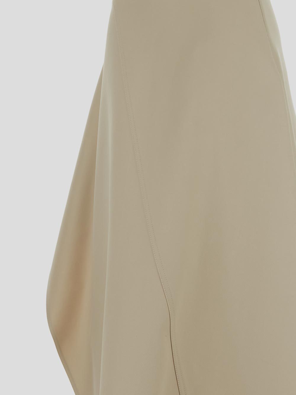 Bottega Veneta Irregular Skirt In Nude