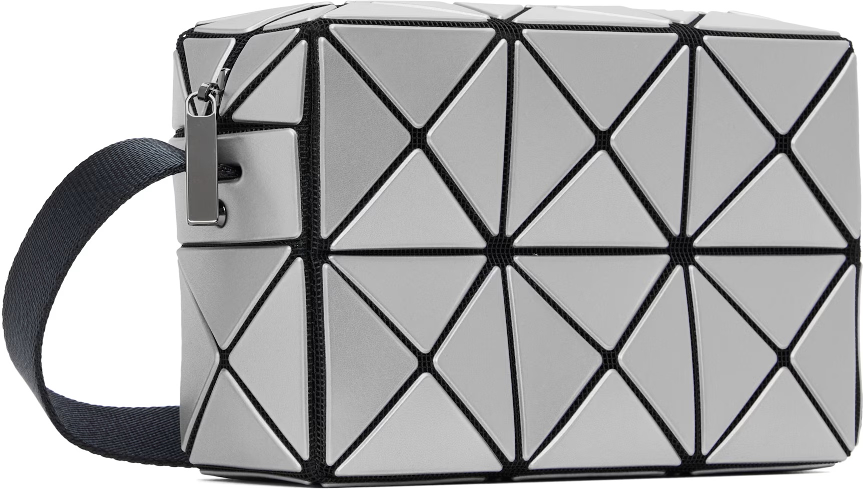 Bao Bao Issey Miyake Cuboid Geometric-panelled Tote Bag In Silver