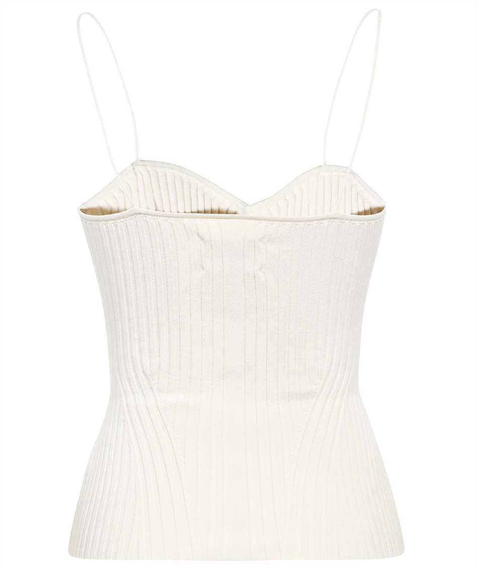 Khaite The Ziggy Knitted Top In White