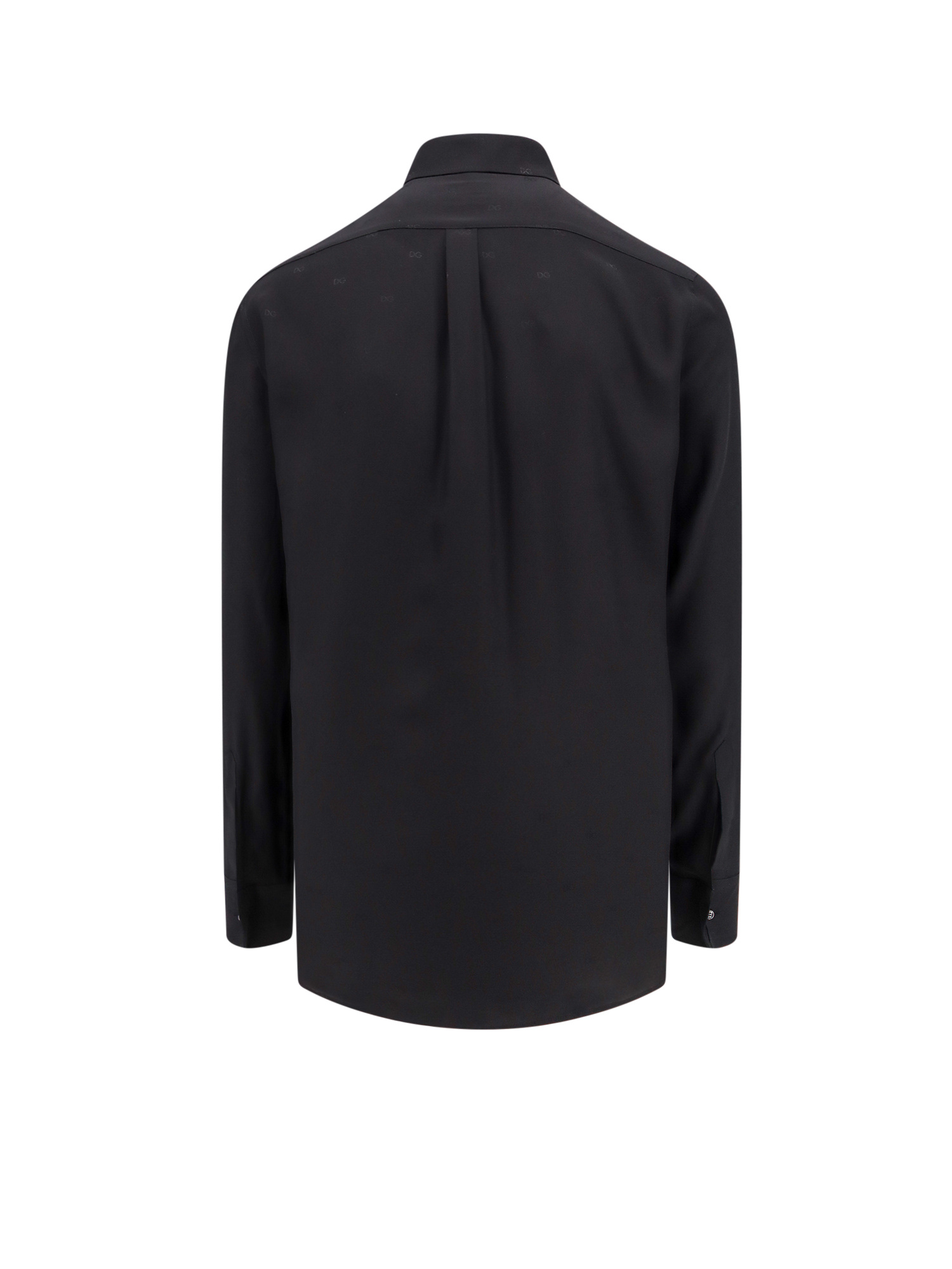 DOLCE & GABBANA DOLCE  GABBANA ALLOVER MONOGRAM LONG-SLEEVED SHIRT