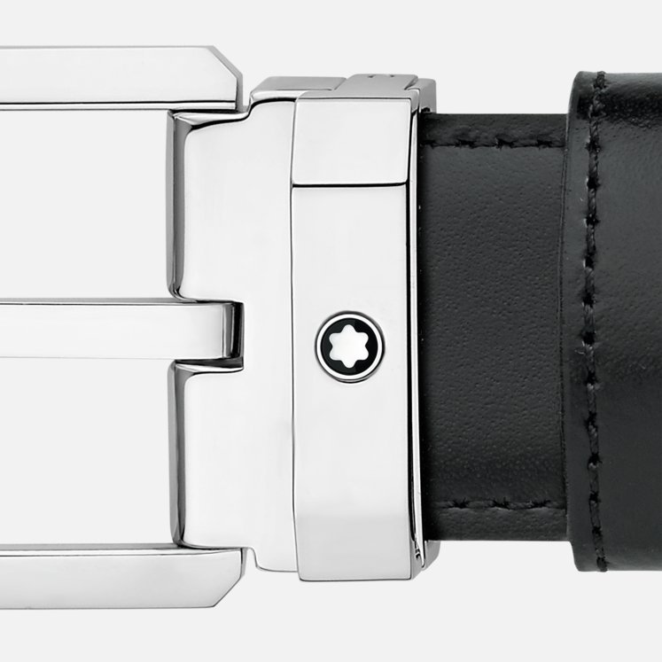 Montblanc Leather Reversible Pin Buckle Belt