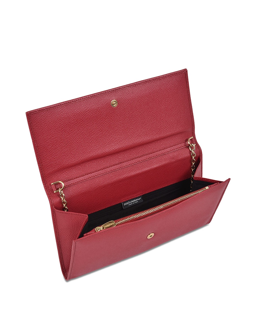 Dolce & Gabbana Logo Details Handbag In Red