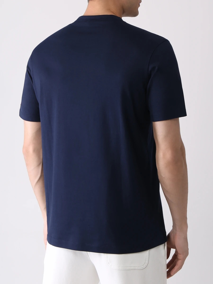 Paul & Shark Logo Pattern T-shirt In Black