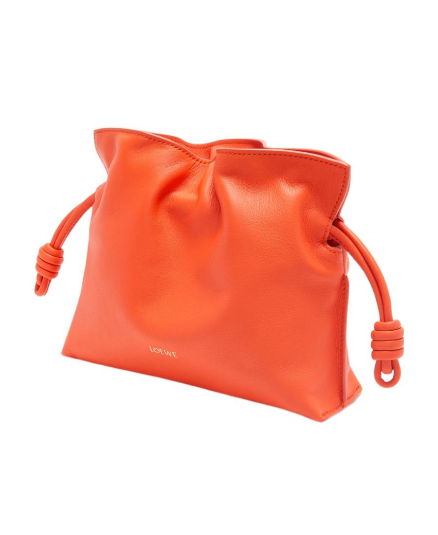 Loewe Flamenco Mini Leather Bag In Orange