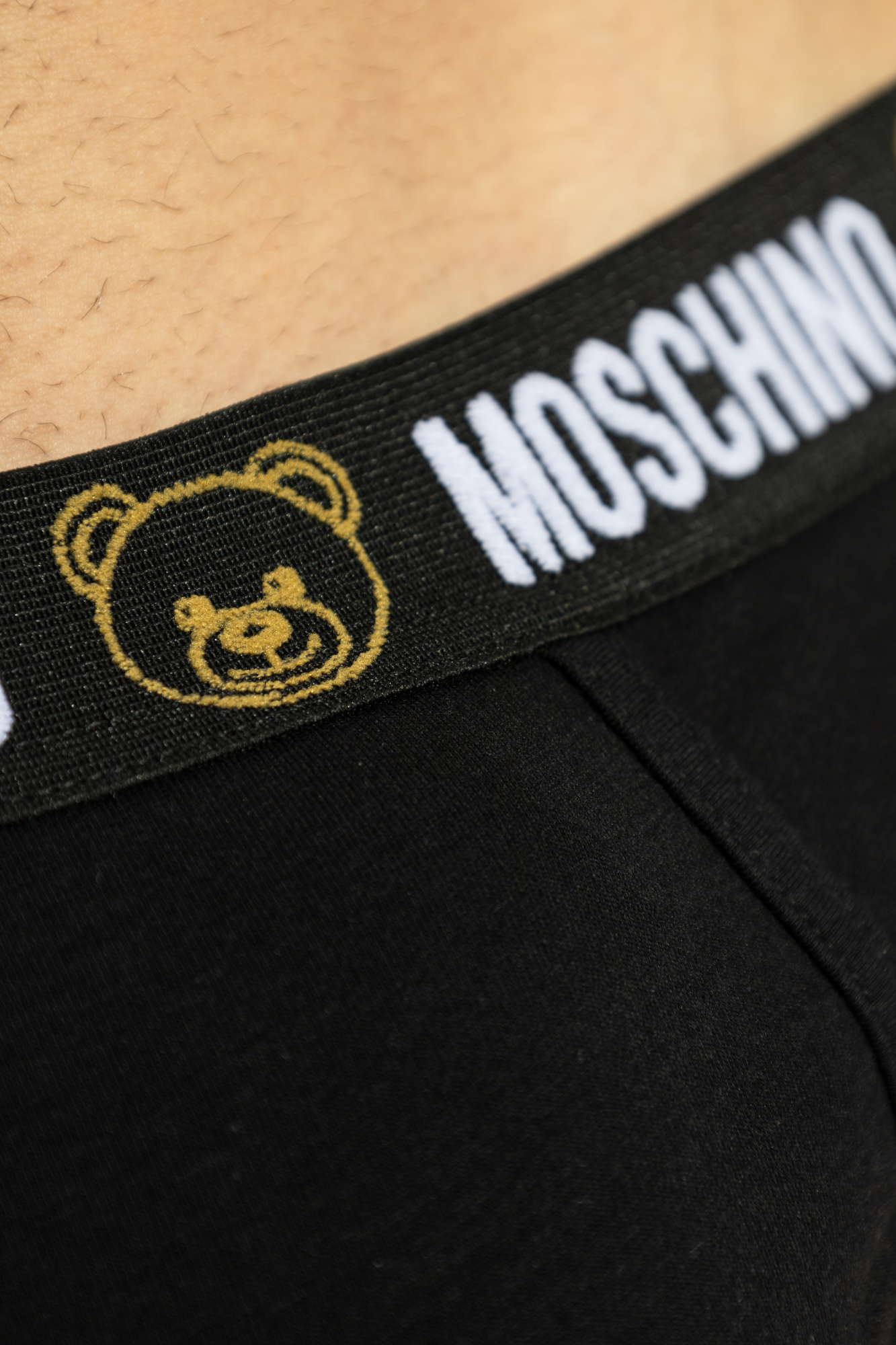 Moschino Two Piece Briefs Pants In Black
