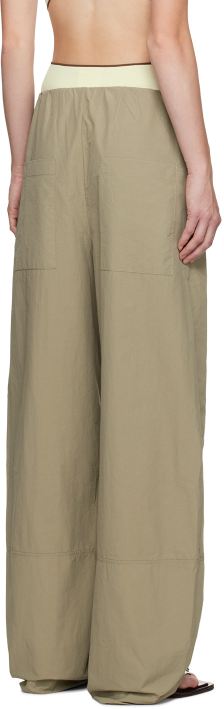 Paris Georgia Cocoon Sweatpants In Brown
