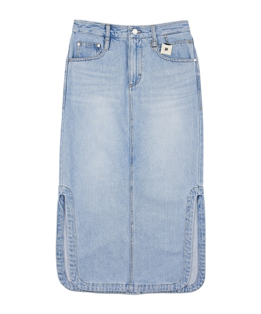 WOOYOUNGMI MULTI-POCKET DENIM SKIRT 