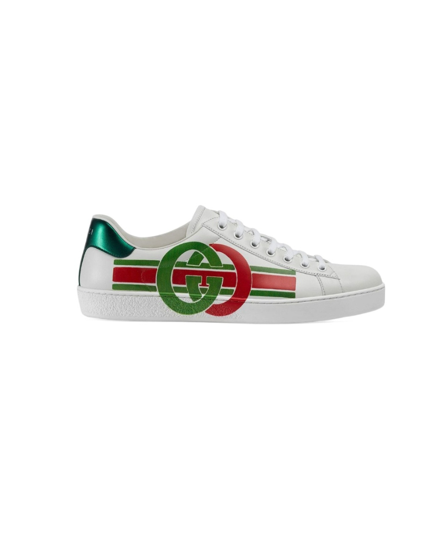 Gucci Logo Logo Casual Sports Shoes In Gray