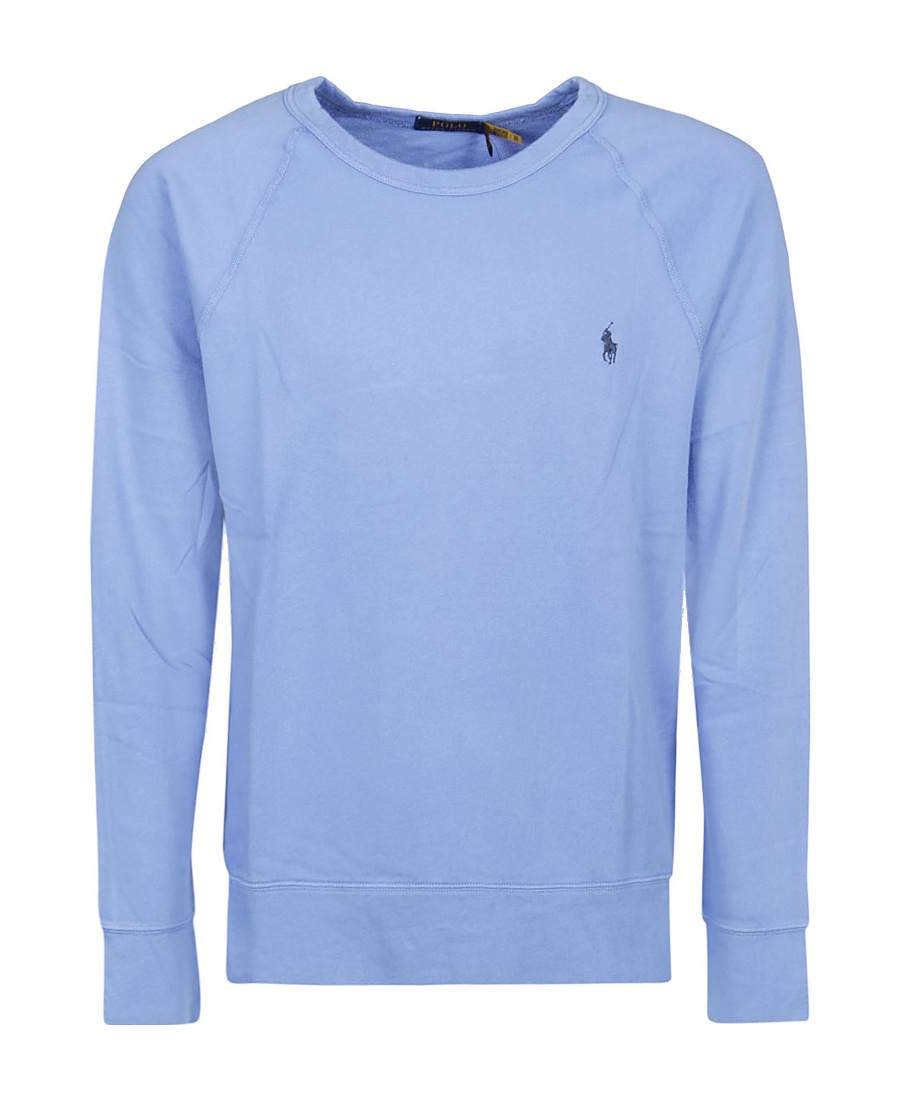 Polo Ralph Lauren Crew Neck Sweatshirt In Blue