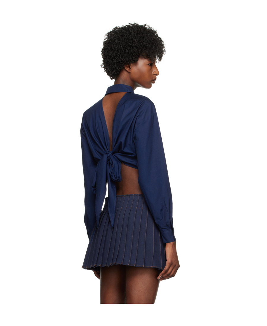 Ami Alexandre Mattiussi Long-sleeved Short-style Shirt In Black
