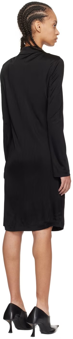Helmut Lang Fluid Classic Long Cardigan In Black