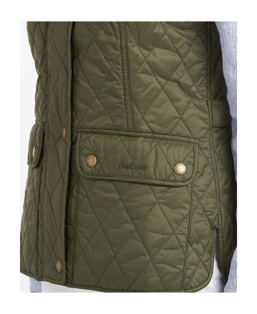 Barbour Core Essentials Otterburn Quilted Vest In Green