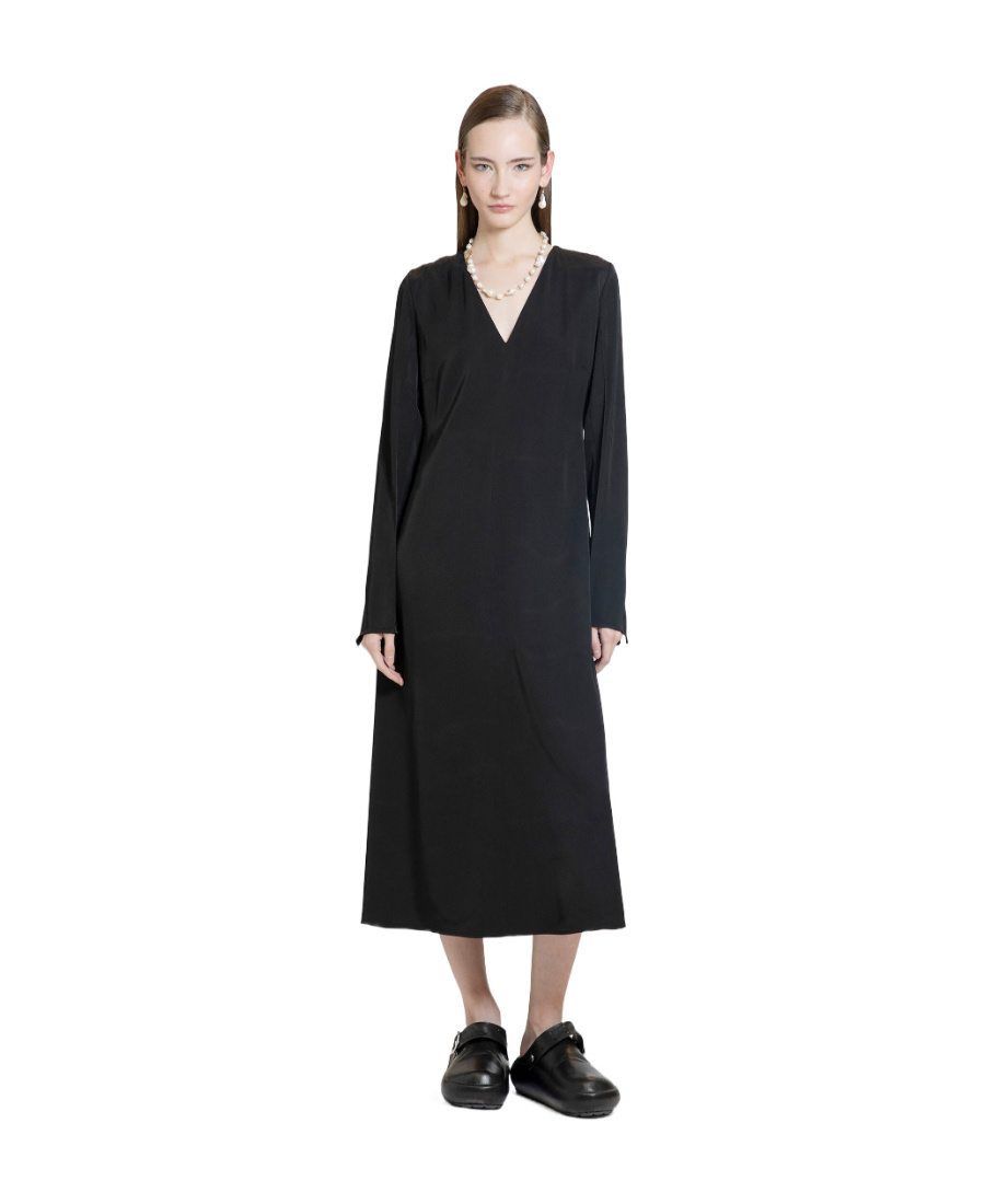 Jil Sander Woman Black Dresses In Black