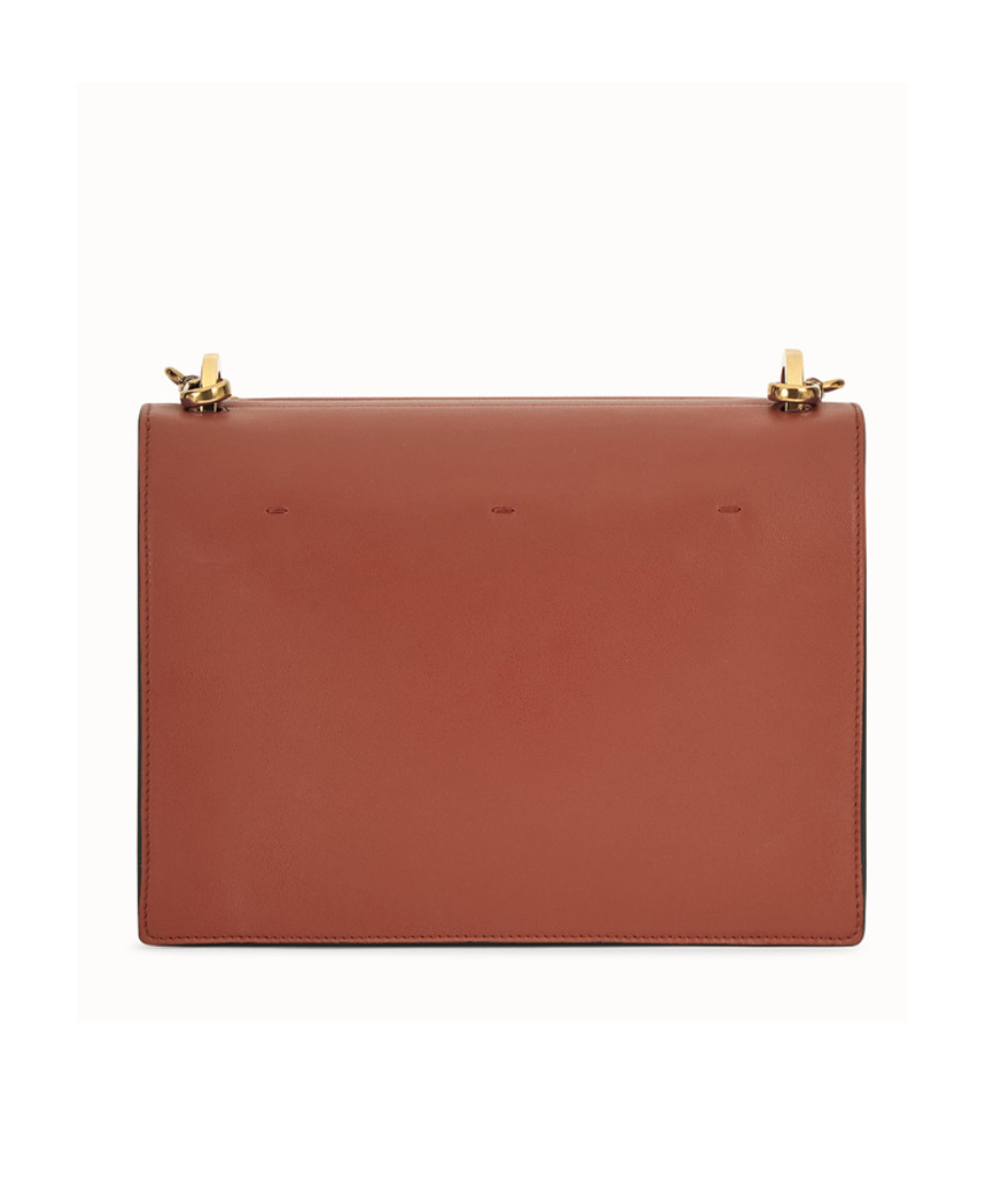 Fendi Kan U Shoulder Bag In Brown