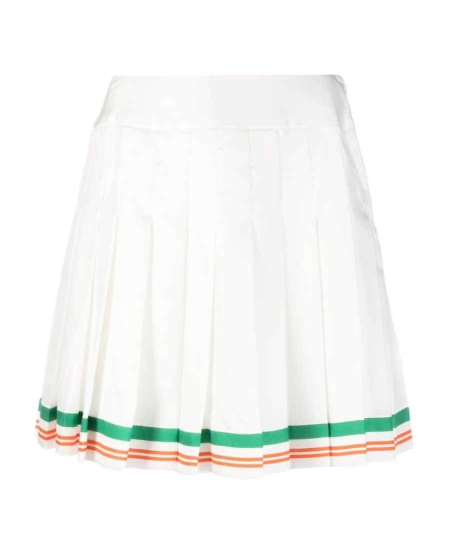 Casablanca Casaway Tennis Mini Skirt In White
