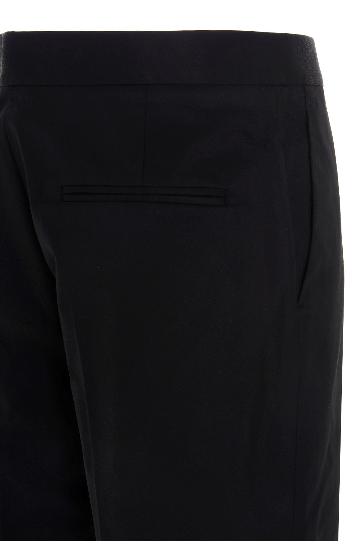 Shop Jil Sander High-rise Cropped Trousers In Black