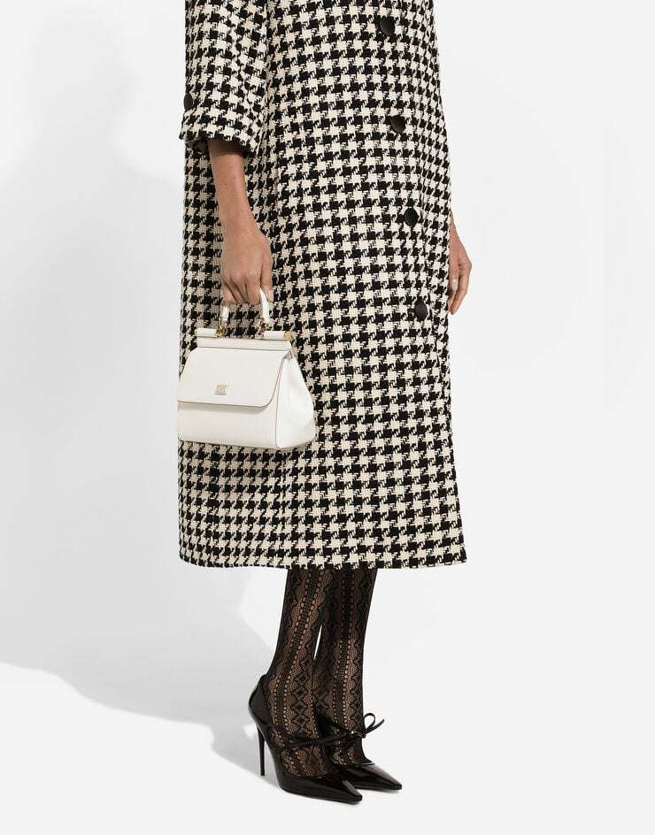Dolce & Gabbana Medium Sicily Tote Bag In White