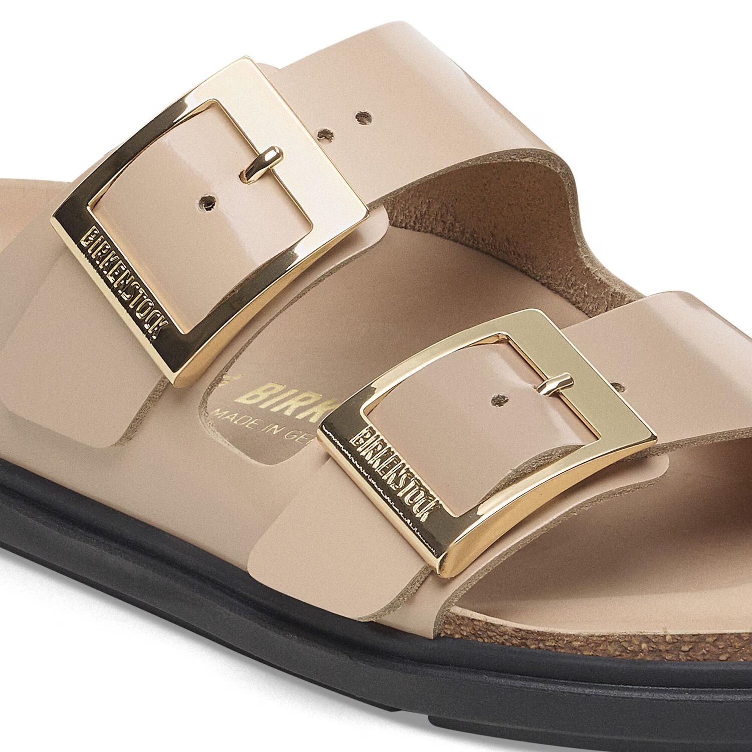 Birkenstock Arizona Db Shine New Beige Sock Slipper. S In Neutral