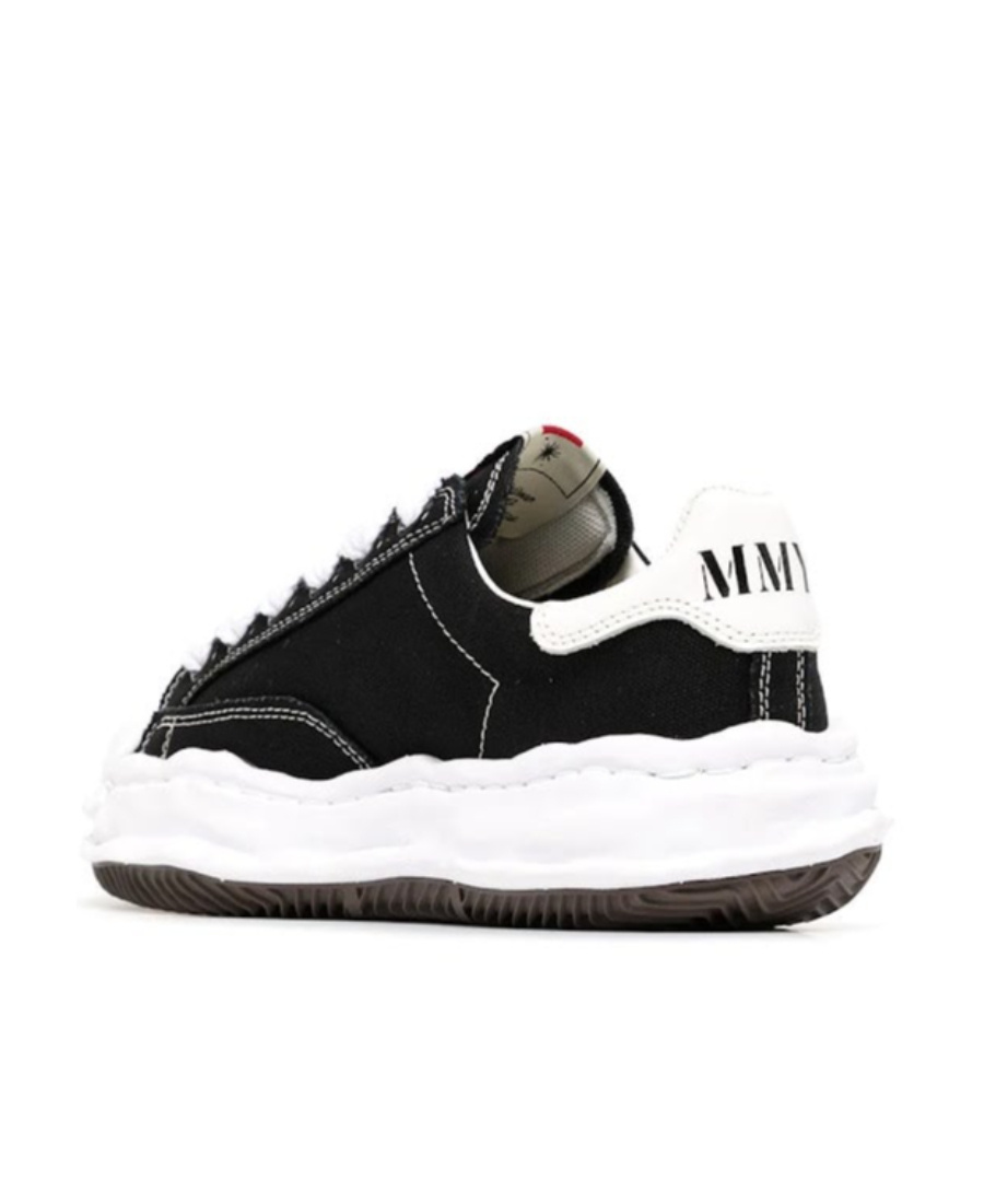 Shop Miharayasuhiro Blakey Low-top Sneakers In Black