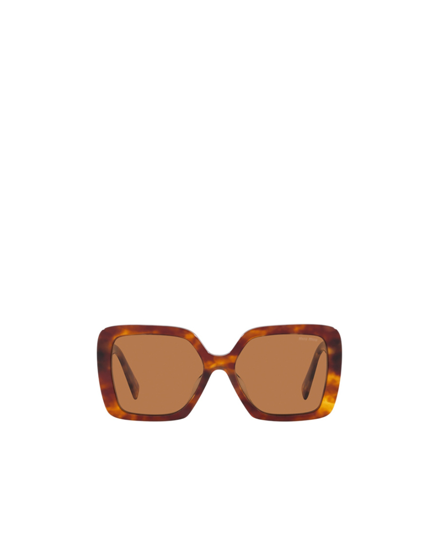 Miu Miu Eyewear Square Frame Sunglasses In Brown