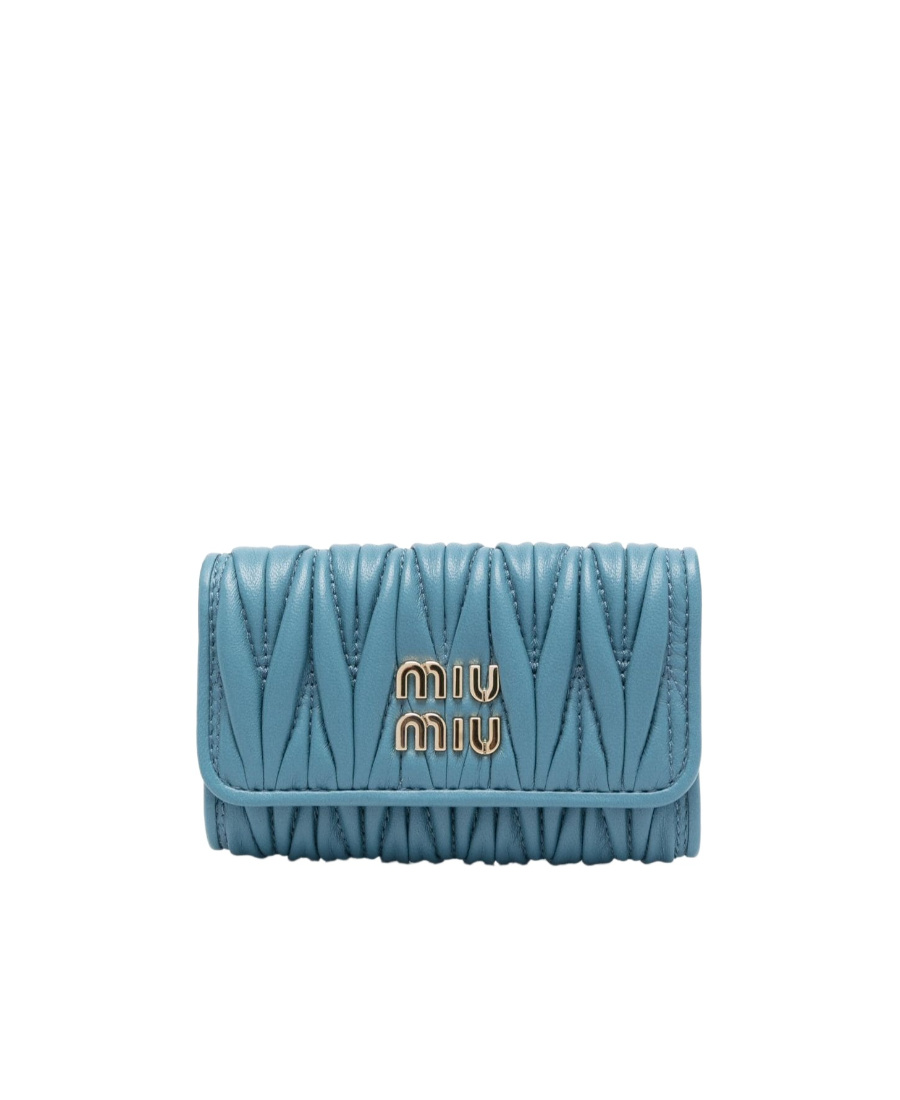 MIU MIU MATELASSÉ KEY HOLDER WALLET