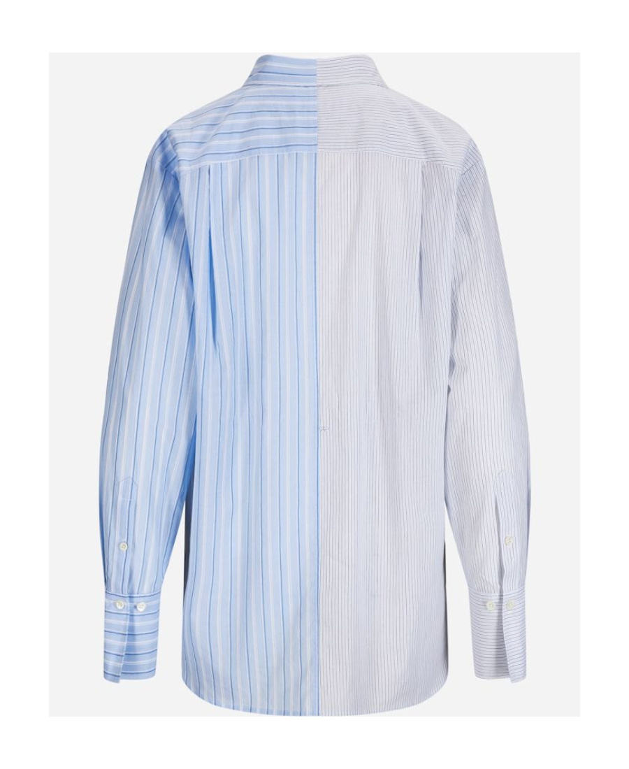 FRAME HORIZONTAL-STRIPE COTTON SHIRT