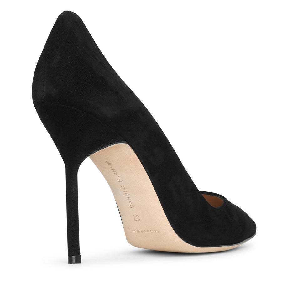 Manolo Blahnik Bb 90mm Pointed Pumps In Black