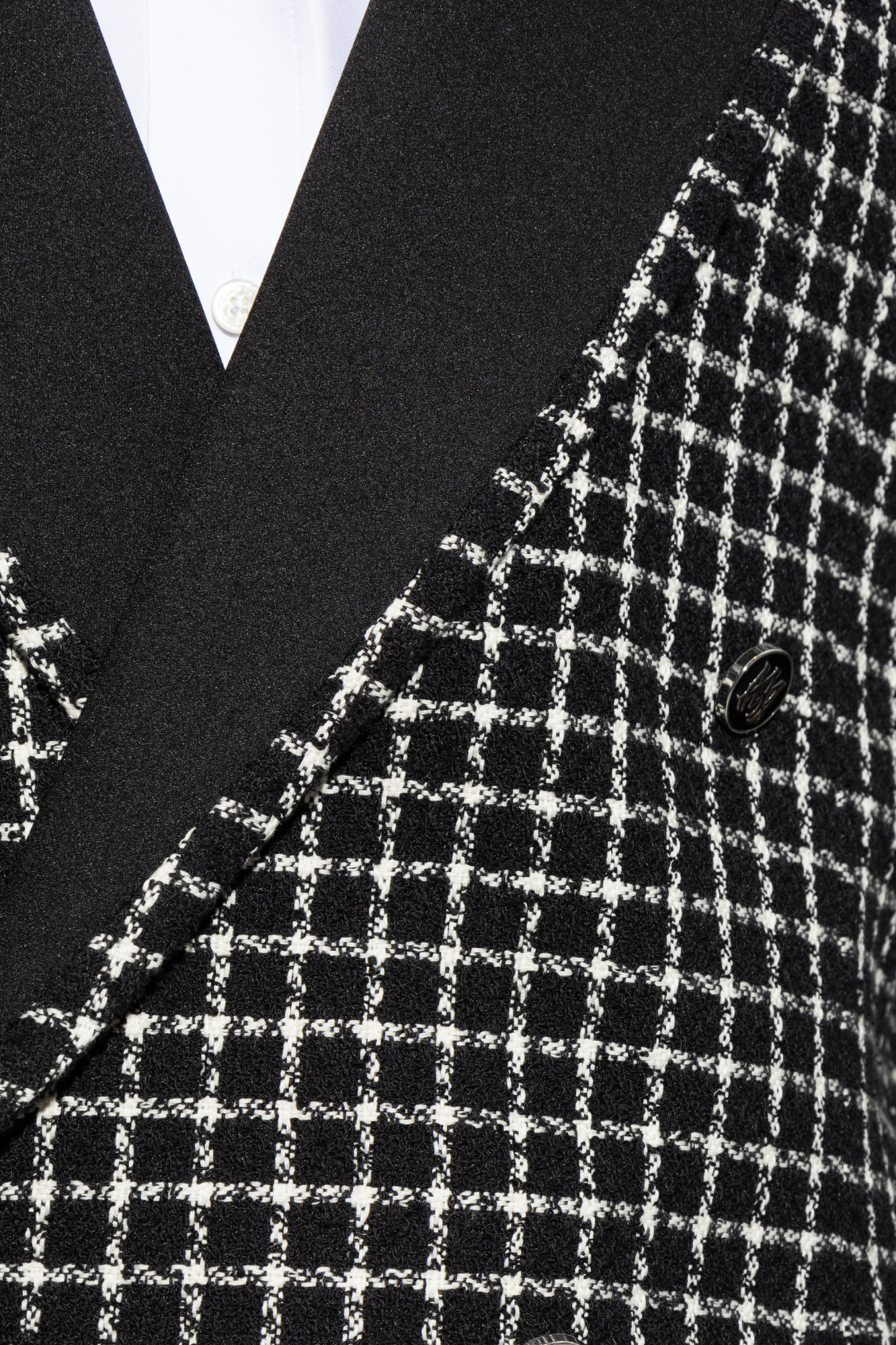 AMIRI BOUCLÉ DOUBLE-BREASTED BLAZER