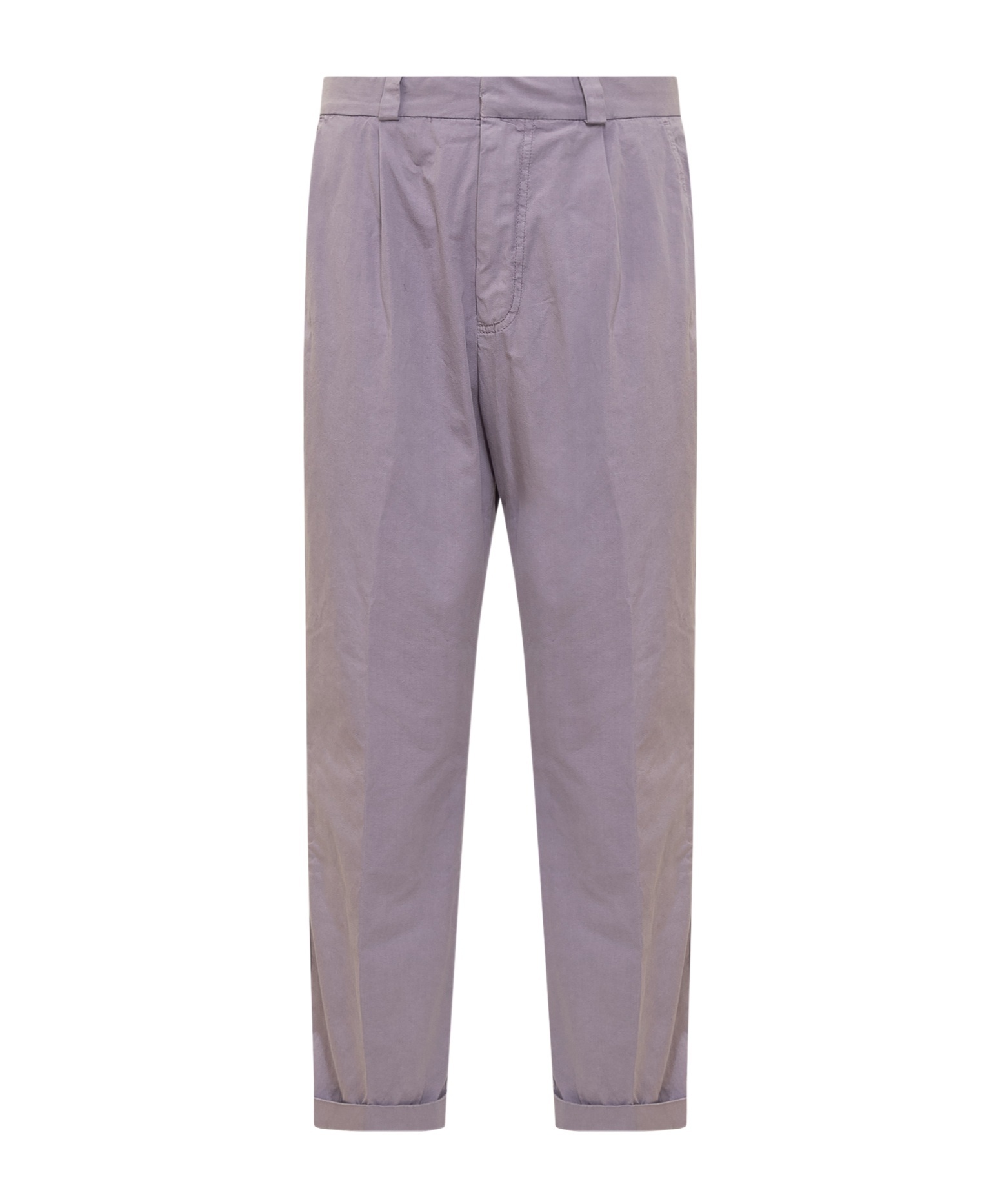 Amish Pleated Trousers In Gray