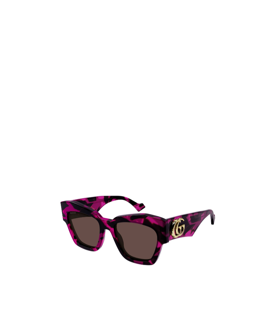 Gucci Double G Cat-eye Sunglasses In Black