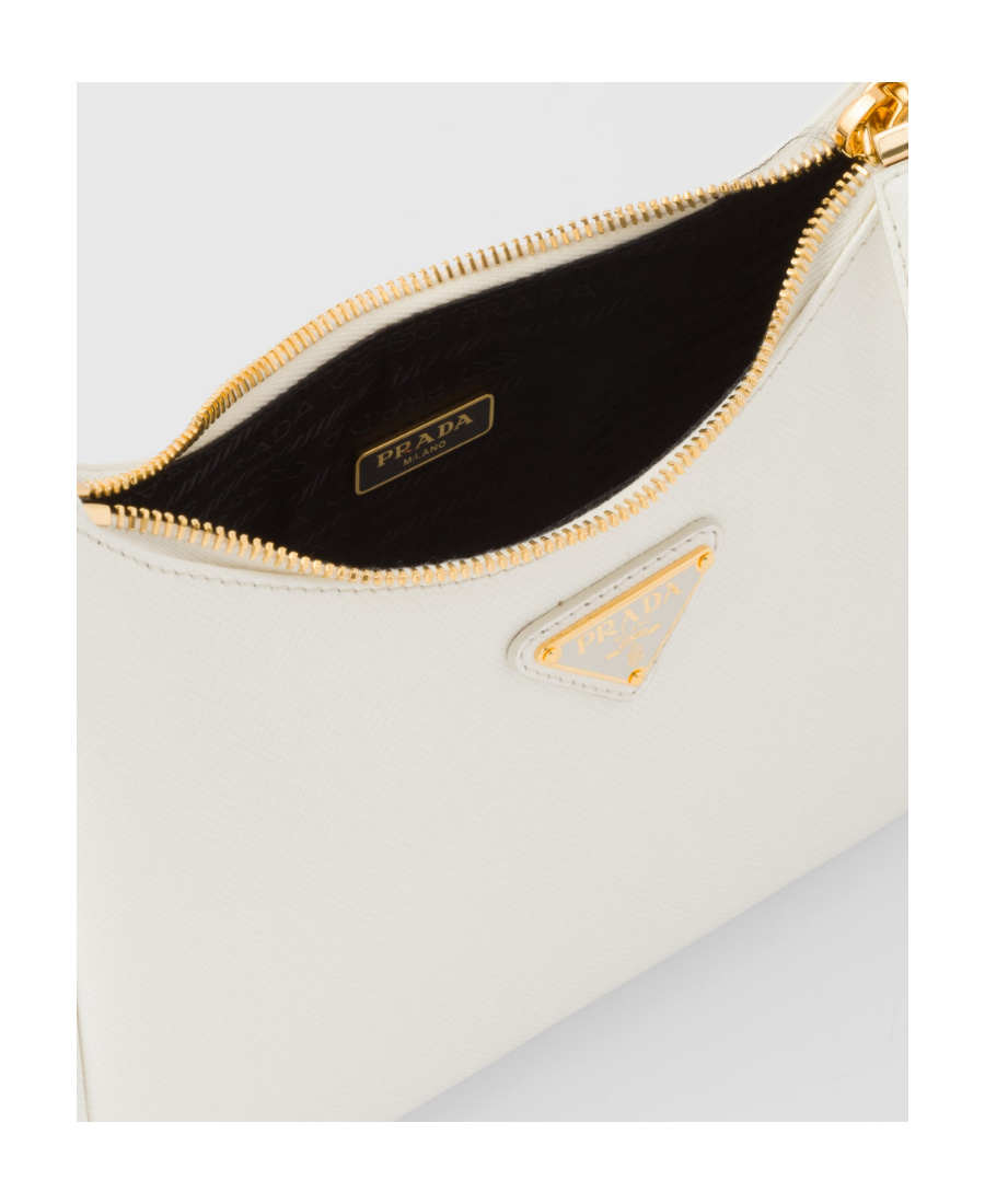 Prada Re-edition Mini Shoulder Bag In White