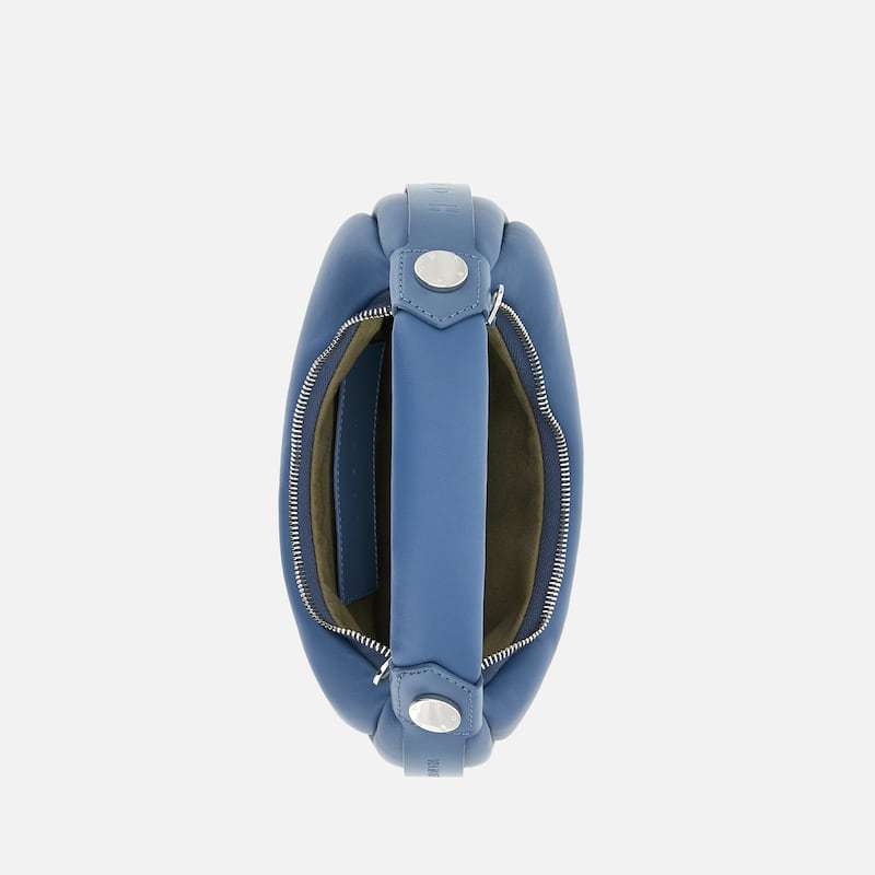 Hogan Zippered Shoulder Bag In Blue