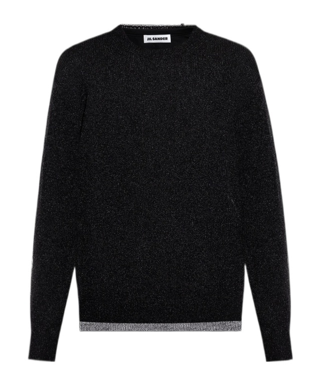 Jil Sander Layered Jumper In Black
