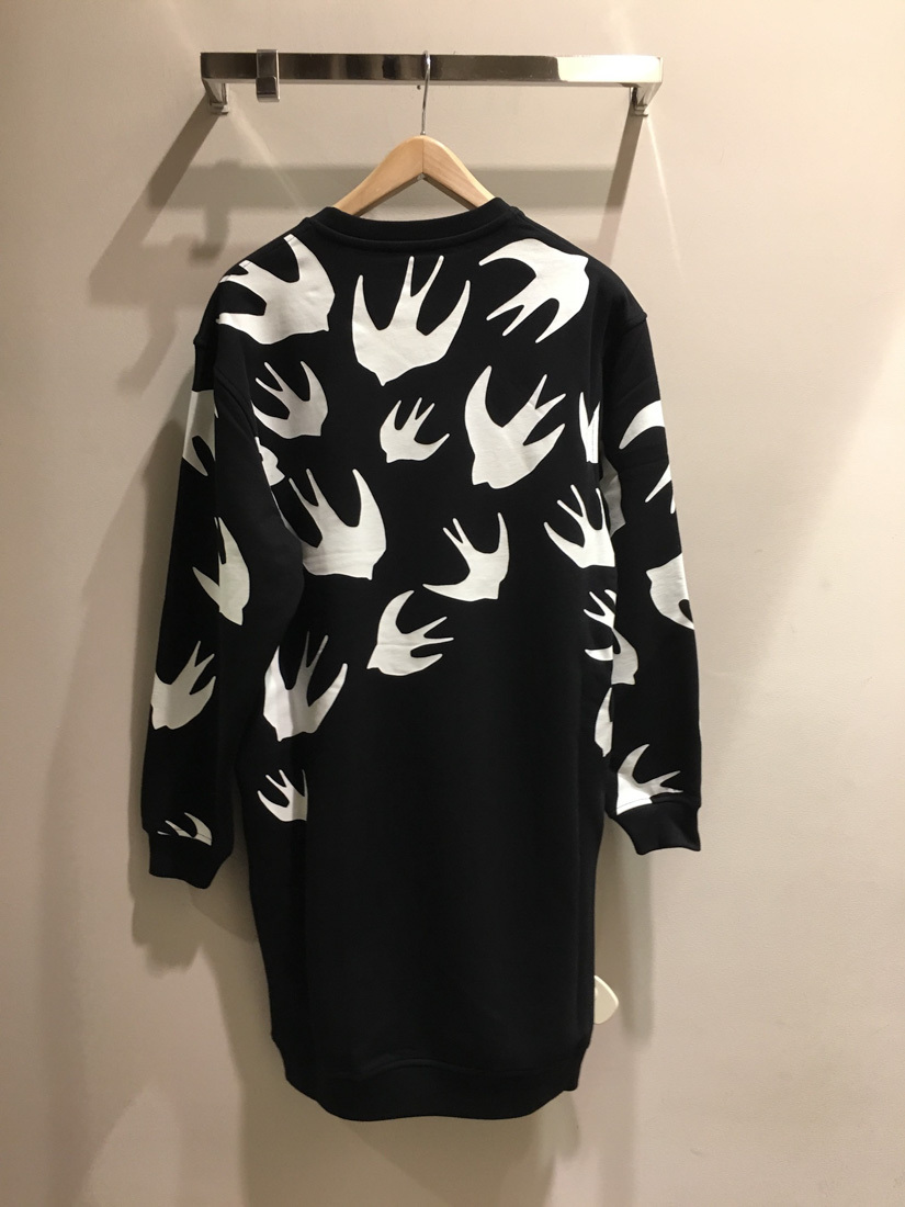 Mcq By Alexander Mcqueen Printed Mini Dress In Black